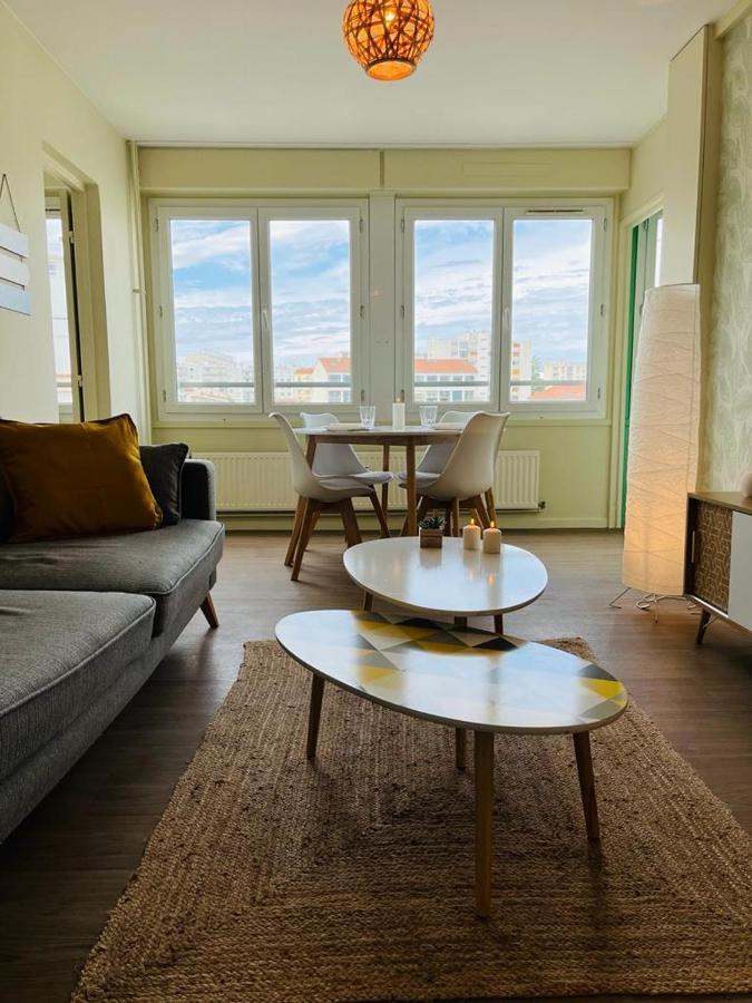Espace 500 - Cosy, Wifi & Vue Sur La Ville Saint-Etienne  Luaran gambar