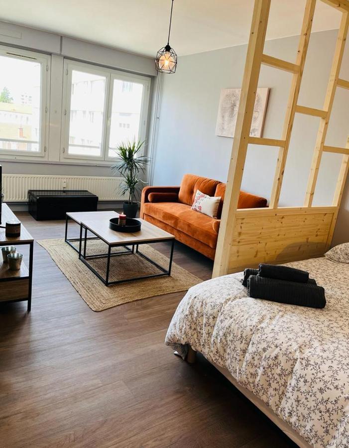 Espace 500 - Cosy, Wifi & Vue Sur La Ville Saint-Etienne  Luaran gambar
