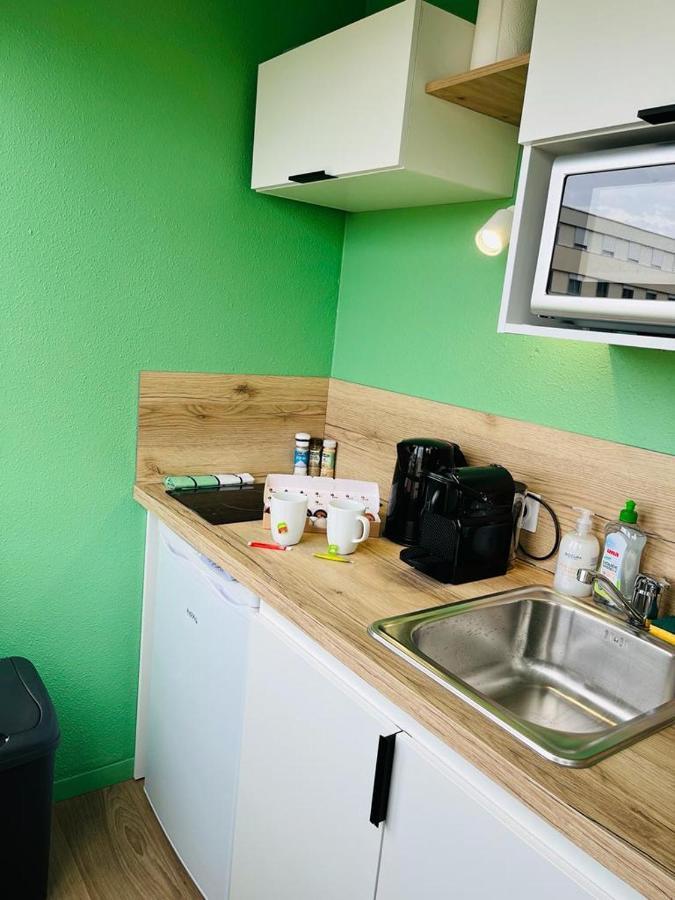 Espace 500 - Cosy, Wifi & Vue Sur La Ville Saint-Etienne  Luaran gambar